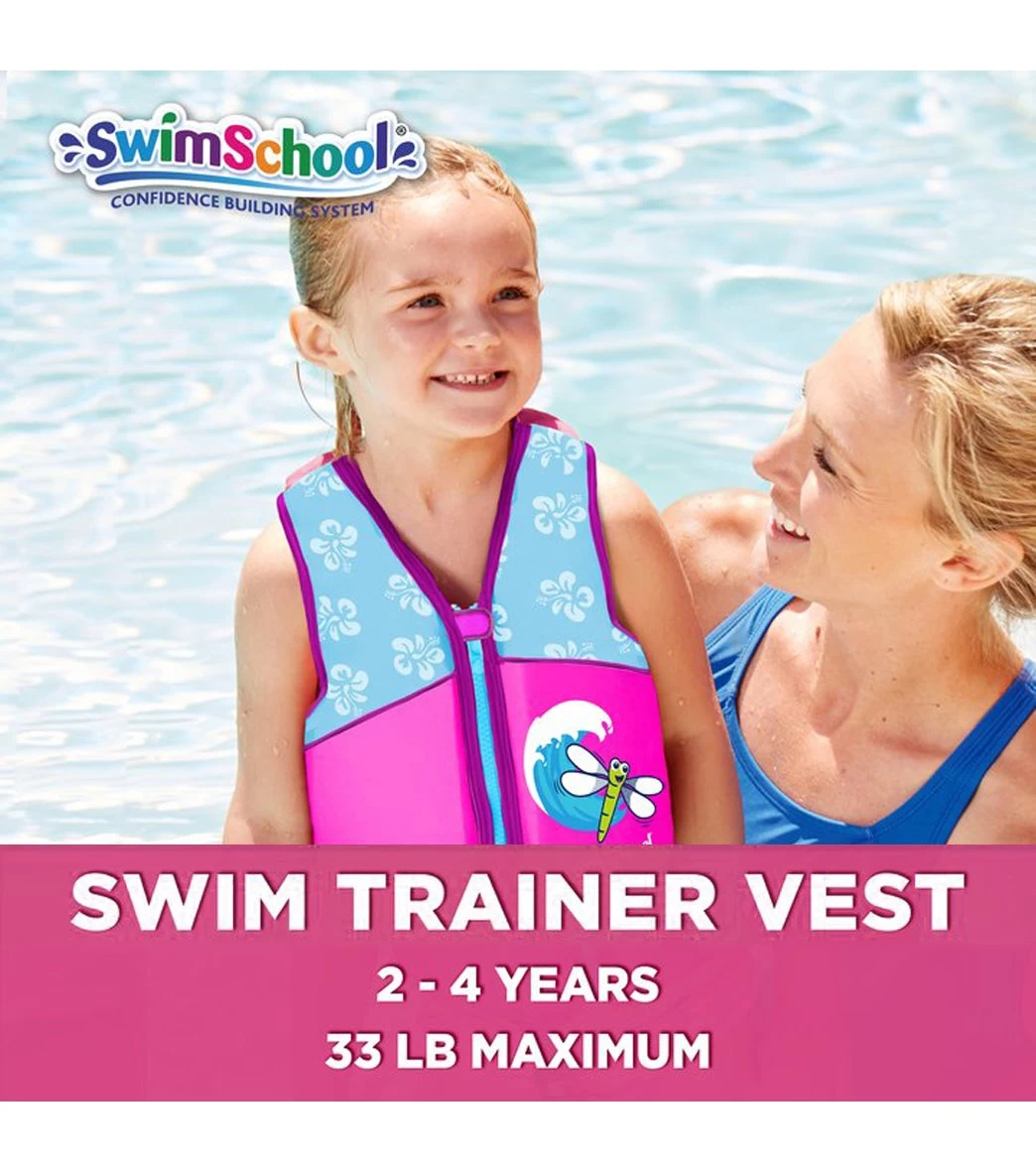 Kids' Printed Swim Vest With Safety Strap 1 Kids' Printed Swim Vest With Safety Strap