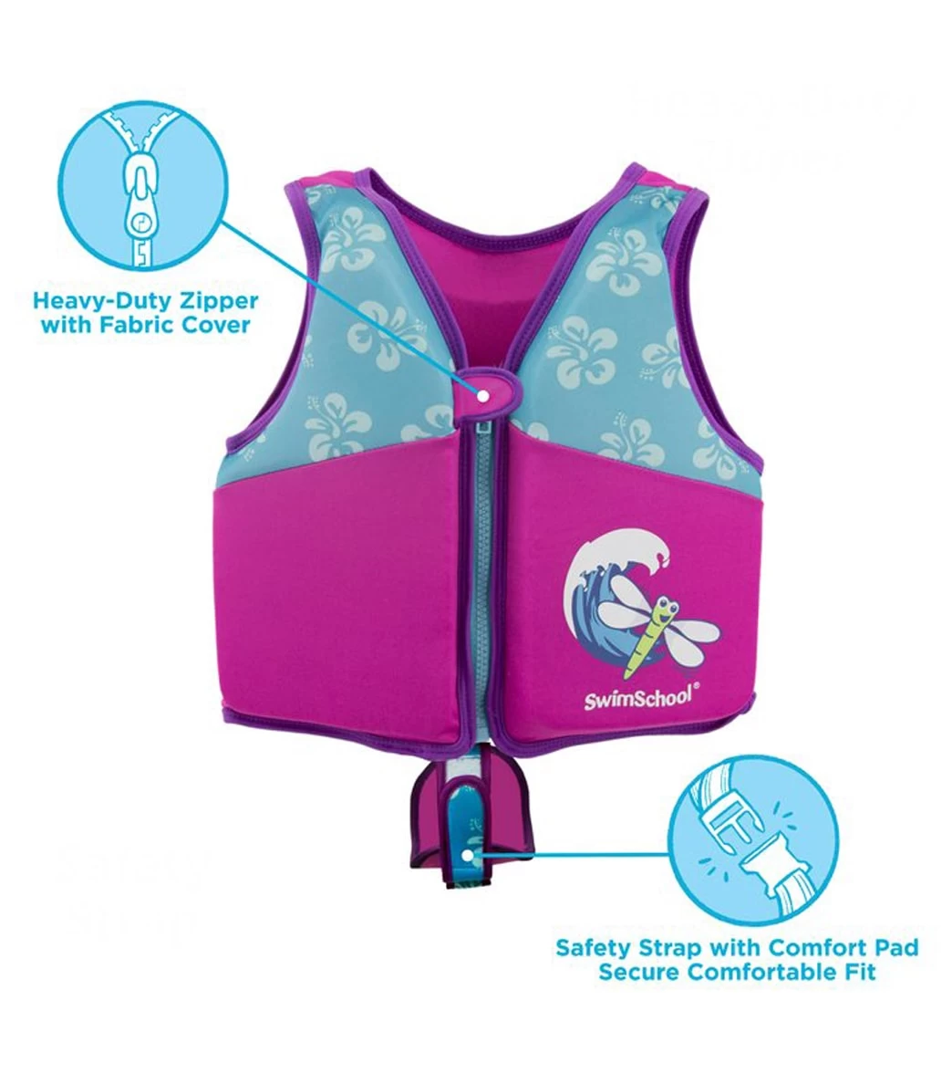 Kids' Printed Swim Vest With Safety Strap 5 Kids' Printed Swim Vest With Safety Strap - Image 5