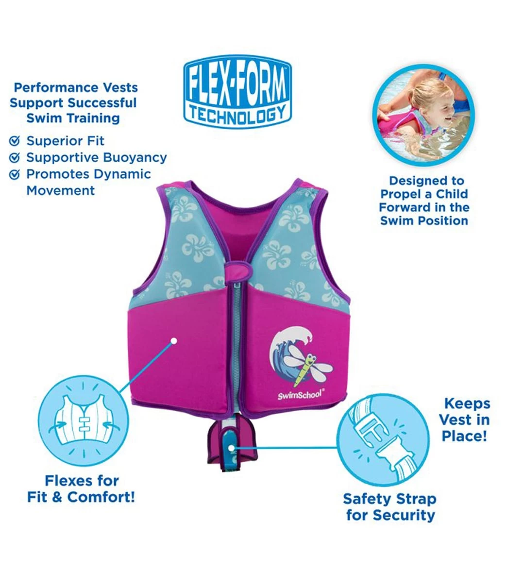 Kids' Printed Swim Vest With Safety Strap 6 Kids' Printed Swim Vest With Safety Strap - Image 6