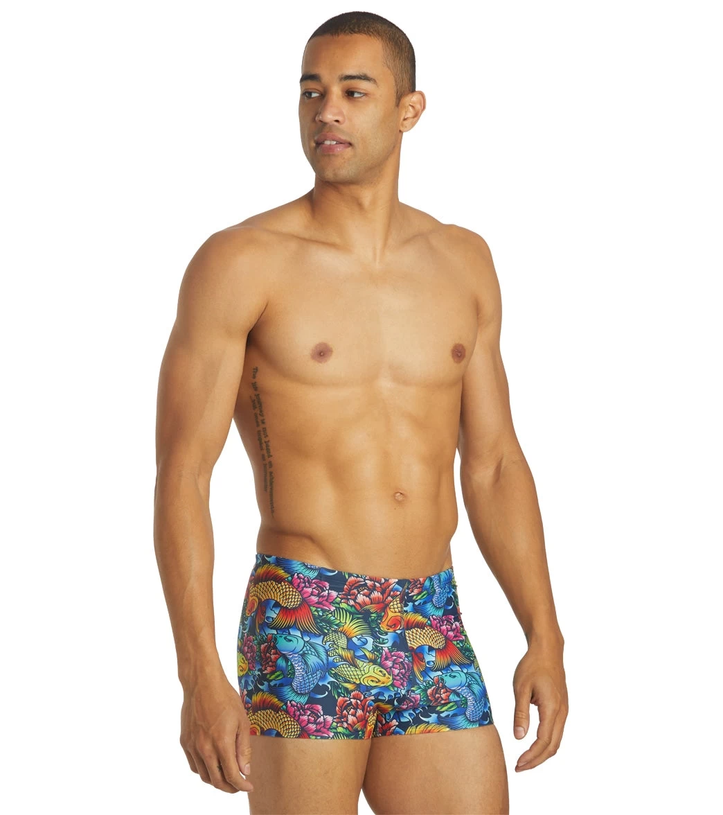 Irezumi Koi Square Leg Swimsuit 4 Irezumi Koi Square Leg Swimsuit - Image 4