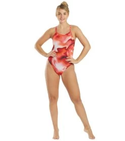 Nike Women's Amp Axis Modern Cut-Out One Piece Swimsuit -Swimming Equipment 5665973207208 universityred 4a