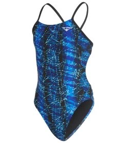 Girls' Edge Swan Back One Piece Swimsuit