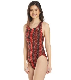 Women's Edge Wave Back One Piece Swimsuit 9 Women's Edge Wave Back One Piece Swimsuit -Swimming Equipment 5666078589096 red 5a