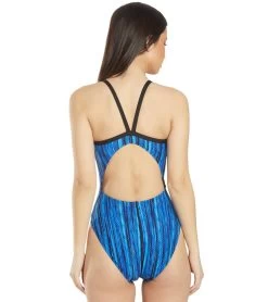 Women's Zircon Butterfly Back One Piece Swimsuit 7 Women's Zircon Butterfly Back One Piece Swimsuit -Swimming Equipment 5666090713256 blue 3a