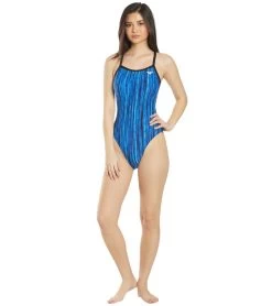 Women's Zircon Butterfly Back One Piece Swimsuit 8 Women's Zircon Butterfly Back One Piece Swimsuit -Swimming Equipment 5666090713256 blue 4a