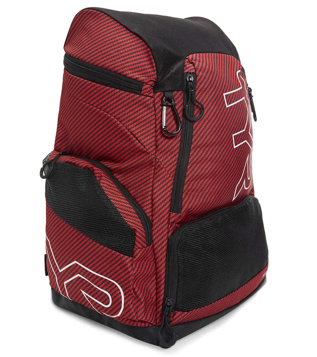 TYR Alliance 45L Team Carbon Print Backpack 3 TYR Alliance 45L Team Carbon Print Backpack - Image 3