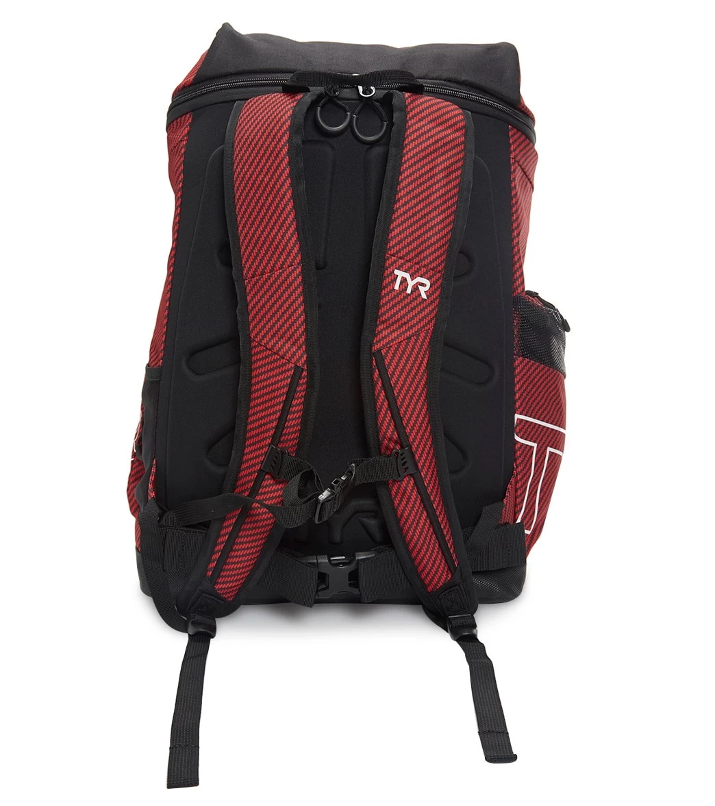 TYR Alliance 45L Team Carbon Print Backpack 4 TYR Alliance 45L Team Carbon Print Backpack - Image 4