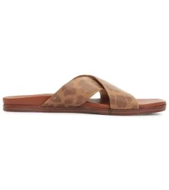 Roxy Diane Slide Sandal 6 Roxy Diane Slide Sandal -Swimming Equipment 5666502082728 cheetahprint 3a