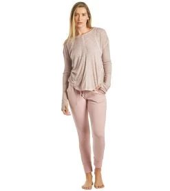 FREE PEOPLE Movement Lay Up Long Sleeve -Swimming Equipment 5666518663336 mauve 4a
