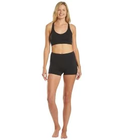 Prana Layna Yoga Shorts -Swimming Equipment 5666563621032 black 4a