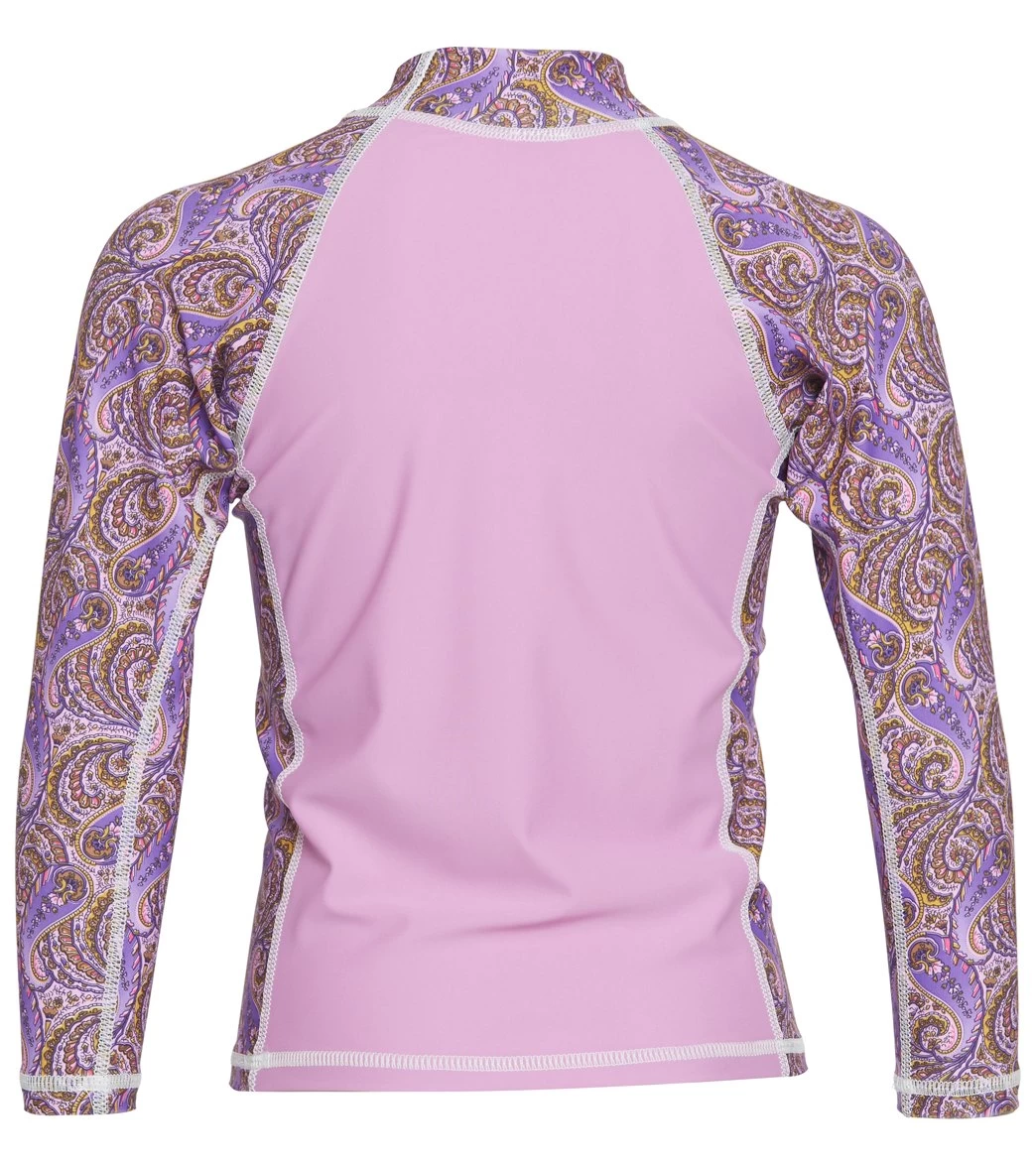 Girls' Incense Lilac Long Sleeve Rashguard (Toddler, Little Kid, Big Kid) 2 Girls' Incense Lilac Long Sleeve Rashguard (Toddler, Little Kid, Big Kid) - Image 2