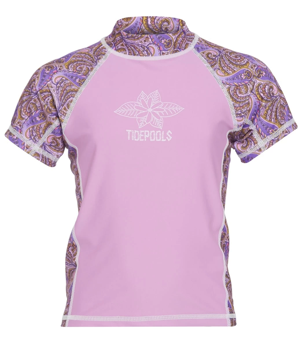 Girls' Incense Lilac Short Sleeve Rashguard (Toddler, Little Kid, Big Kid) 1 Girls' Incense Lilac Short Sleeve Rashguard (Toddler, Little Kid, Big Kid)