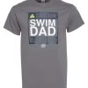 Men's Swim Dad Caution C-Neck T-Shirt
