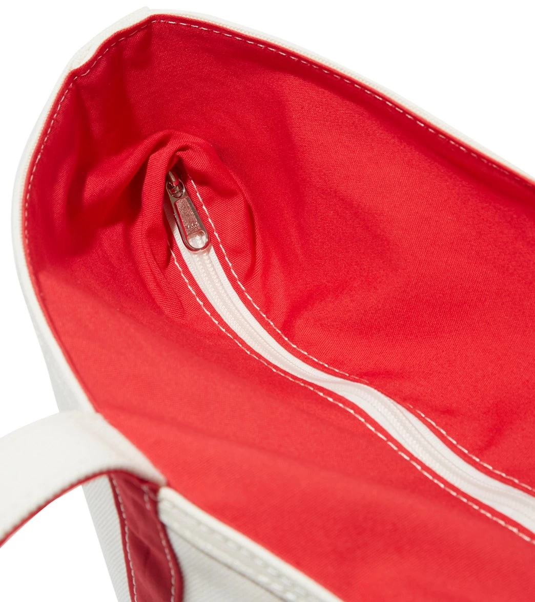 Zip Top Canvas Beach Tote Bag 3 Zip Top Canvas Beach Tote Bag - Image 3