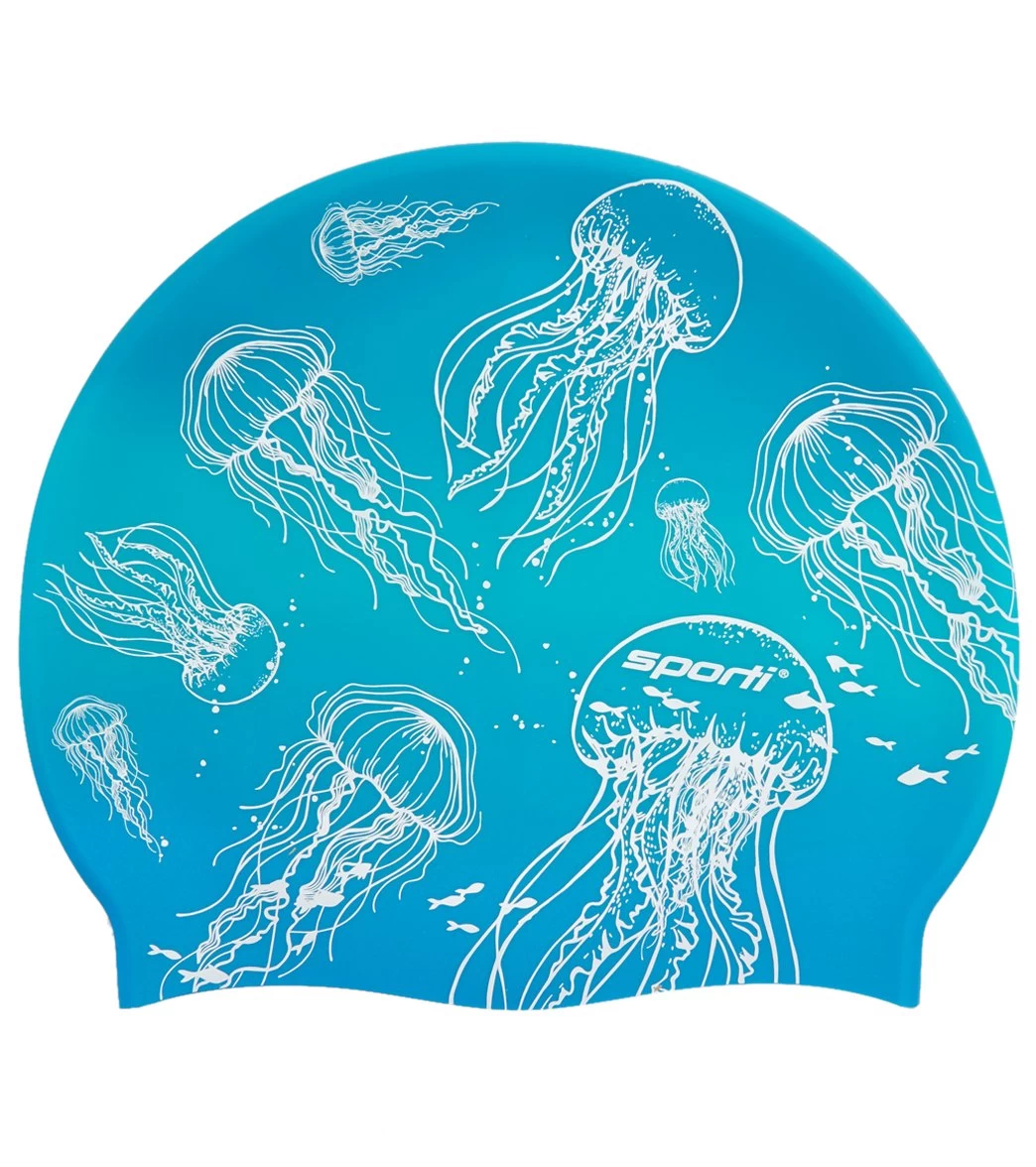 Jellyfish Silicone Swim Cap 1 Jellyfish Silicone Swim Cap