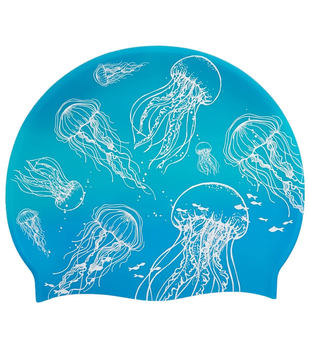 Jellyfish Silicone Swim Cap 2 Jellyfish Silicone Swim Cap - Image 2
