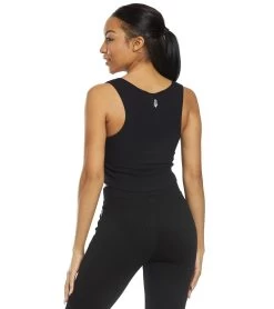 FREE PEOPLE New Moon Ribbed Top -Swimming Equipment 5666993340584 black 3a