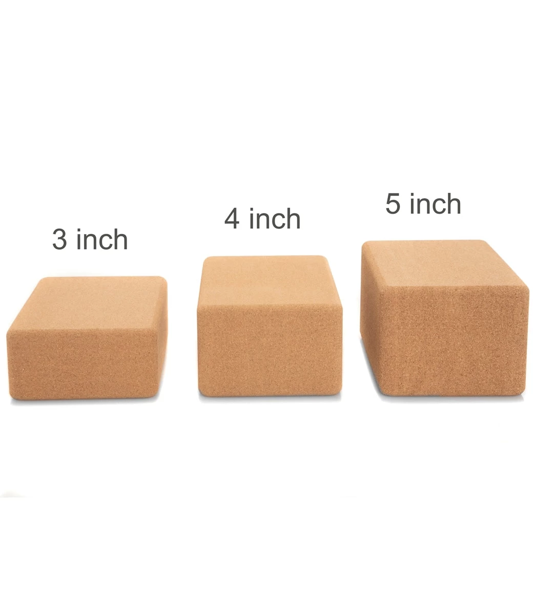 Cork Yoga Block 5 Inch 5 Cork Yoga Block 5 Inch - Image 5