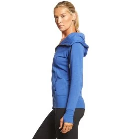 Women's New Era® Tri-Blend Fleece Full-Zip Hoodie -Swimming Equipment 5667478536360 royalheather 2a