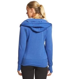 Women's New Era® Tri-Blend Fleece Full-Zip Hoodie -Swimming Equipment 5667478536360 royalheather 3a