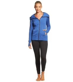 Women's New Era® Tri-Blend Fleece Full-Zip Hoodie -Swimming Equipment 5667478536360 royalheather 4a