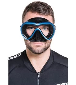 CRESSI Liberty Duo Scuba Mask -Swimming Equipment 5667650732200 blackblue 3a