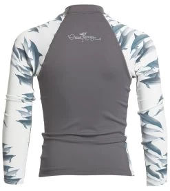 Xcel Girls' Ocean Ramsey Long Sleeve Rashguard 5 Xcel Girls' Ocean Ramsey Long Sleeve Rashguard -Swimming Equipment 5667869294760 gunmetaldolphin 3a