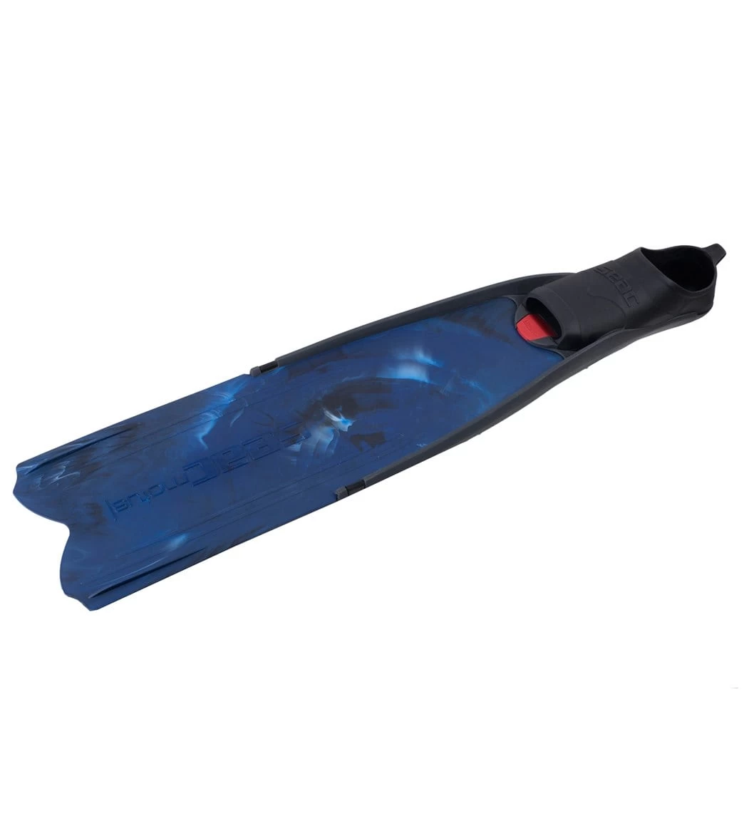 Motus Camo Blue Free Dive Fins 2 Motus Camo Blue Free Dive Fins - Image 2