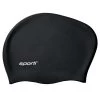 Solid Long Hair Bun Silicone Swim Cap