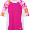 Girls' Tropical Punch Seaside Short Sleeve Rash Guard (Toddler, Little Kid, Big Kid)
