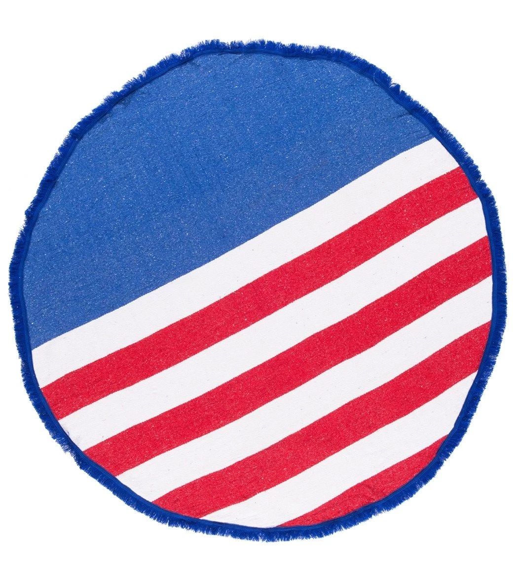 Woven Round Beach Blanket 1 Woven Round Beach Blanket