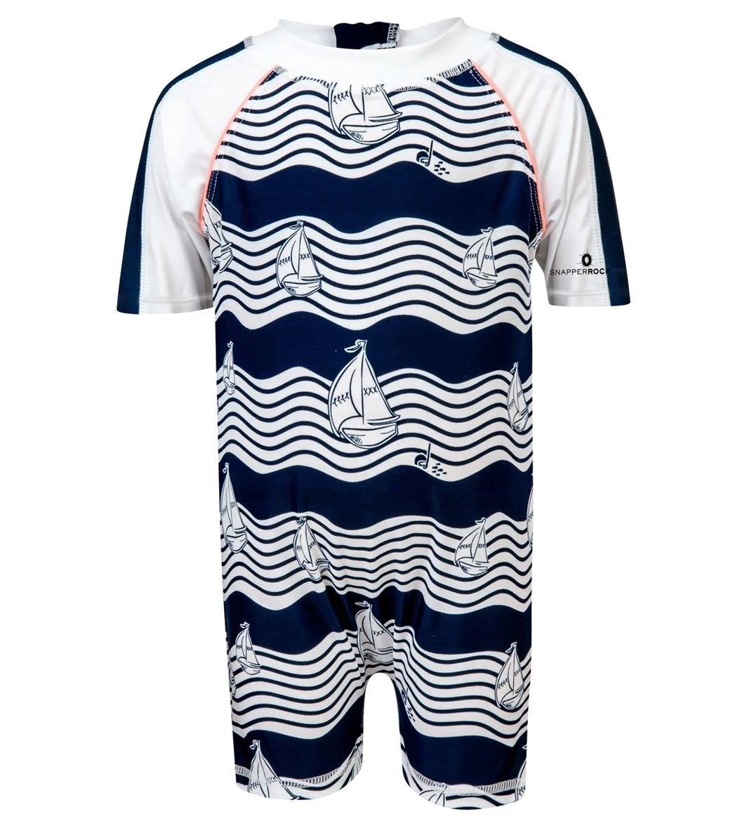 Boys' Short Sleeve Sunsuit (Baby) 1 Boys' Short Sleeve Sunsuit (Baby)