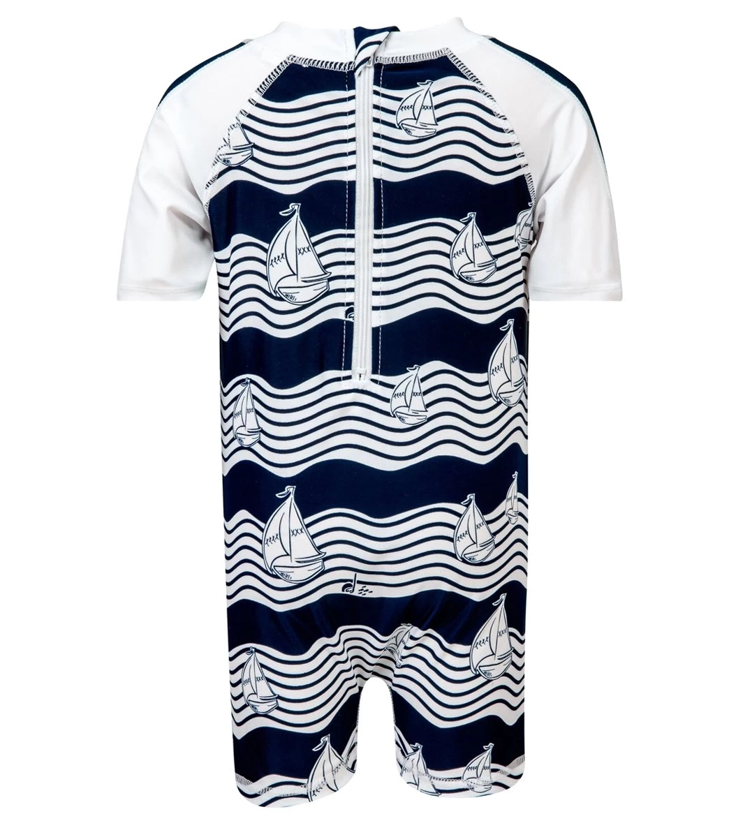 Boys' Short Sleeve Sunsuit (Baby) 2 Boys' Short Sleeve Sunsuit (Baby) - Image 2