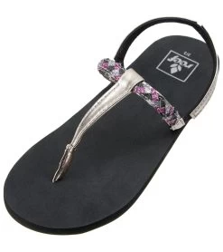 Reef Girls' Little Twisted T Strap Sandal (Toddler, Little Kid, Big Kid)