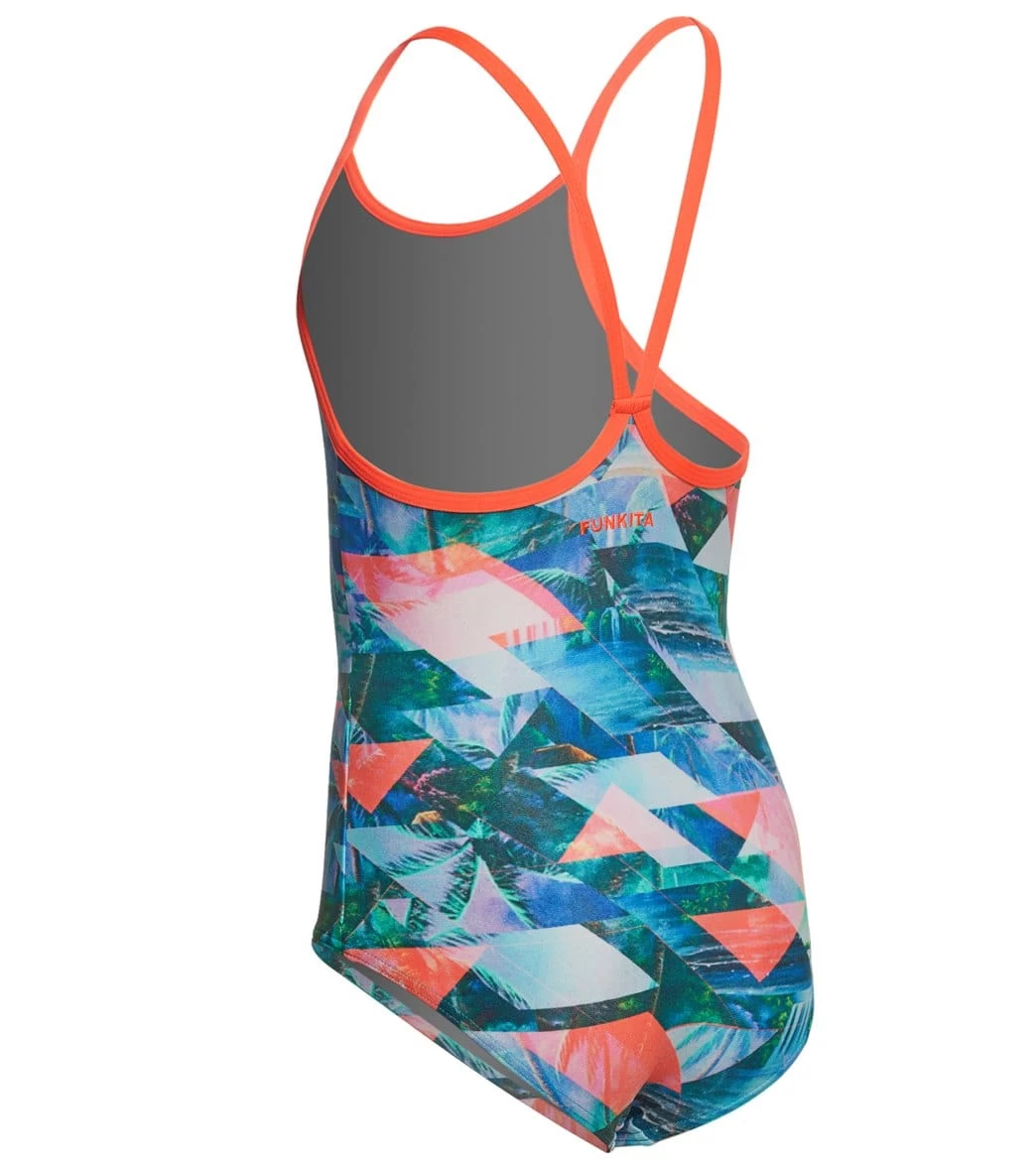FUNKITA Toddler Girls' Split Scene One Piece Swimsuit 2 FUNKITA Toddler Girls' Split Scene One Piece Swimsuit - Image 2