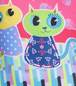 TURBO Girls' Happy Cats One Piece Swimsuit 5 TURBO Girls' Happy Cats One Piece Swimsuit -Swimming Equipment 5668891689128 multi 3a