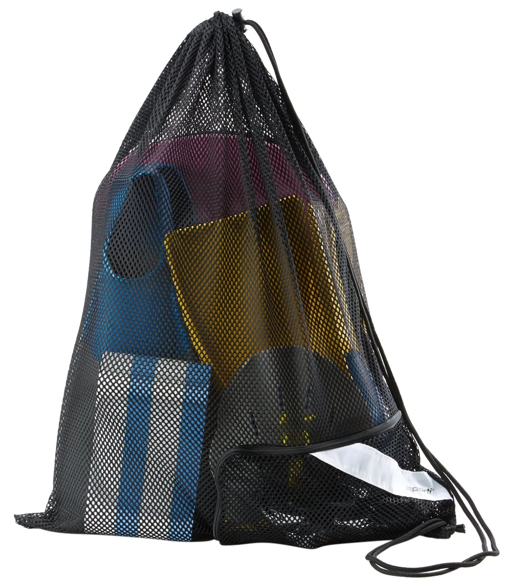 Mesh Bag With Zipper Pocket 1 Mesh Bag With Zipper Pocket