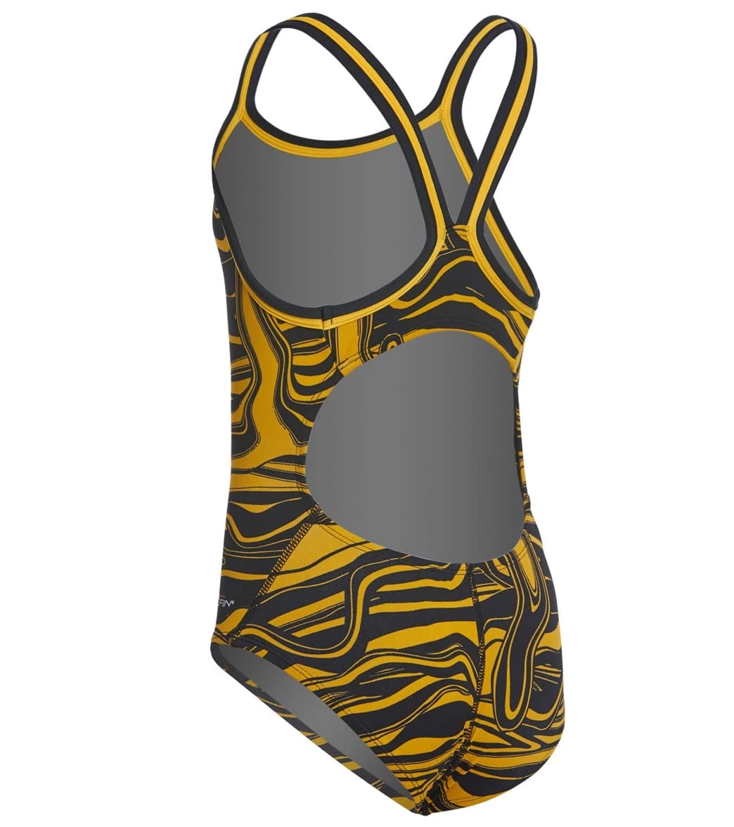 Reliance Girls' Lava DBX Back One Piece Swimsuit 2 Reliance Girls' Lava DBX Back One Piece Swimsuit - Image 2