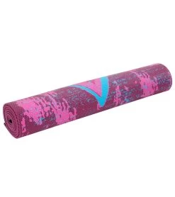 Gaiam Reversible Be Free Printed Yoga Mat 68" 6mm Extra Thick -Swimming Equipment 5668996743336 befree 5a