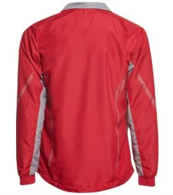 Arena Unisex Team Line Ripstop Warm Up Jacket -Swimming Equipment 5669214224552 redgrey 3a