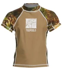 Boys' Tonga Wonga UV 50+ Short Sleeve Rashguard (2-14)
