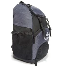 USMS Large Athletic Backpack -Swimming Equipment 5669419188392 charcoalgrey 3a