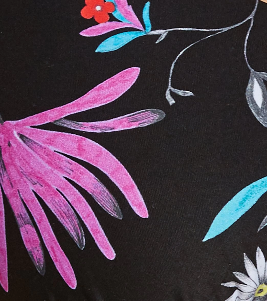 Seafolly Women's Flower Festival Active Bralette Fitness Top 5 Seafolly Women's Flower Festival Active Bralette Fitness Top - Image 5