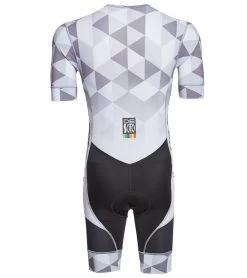 Men's Riviera Short Sleeve Flisuit -Swimming Equipment 5669752701096 greyhive 3a