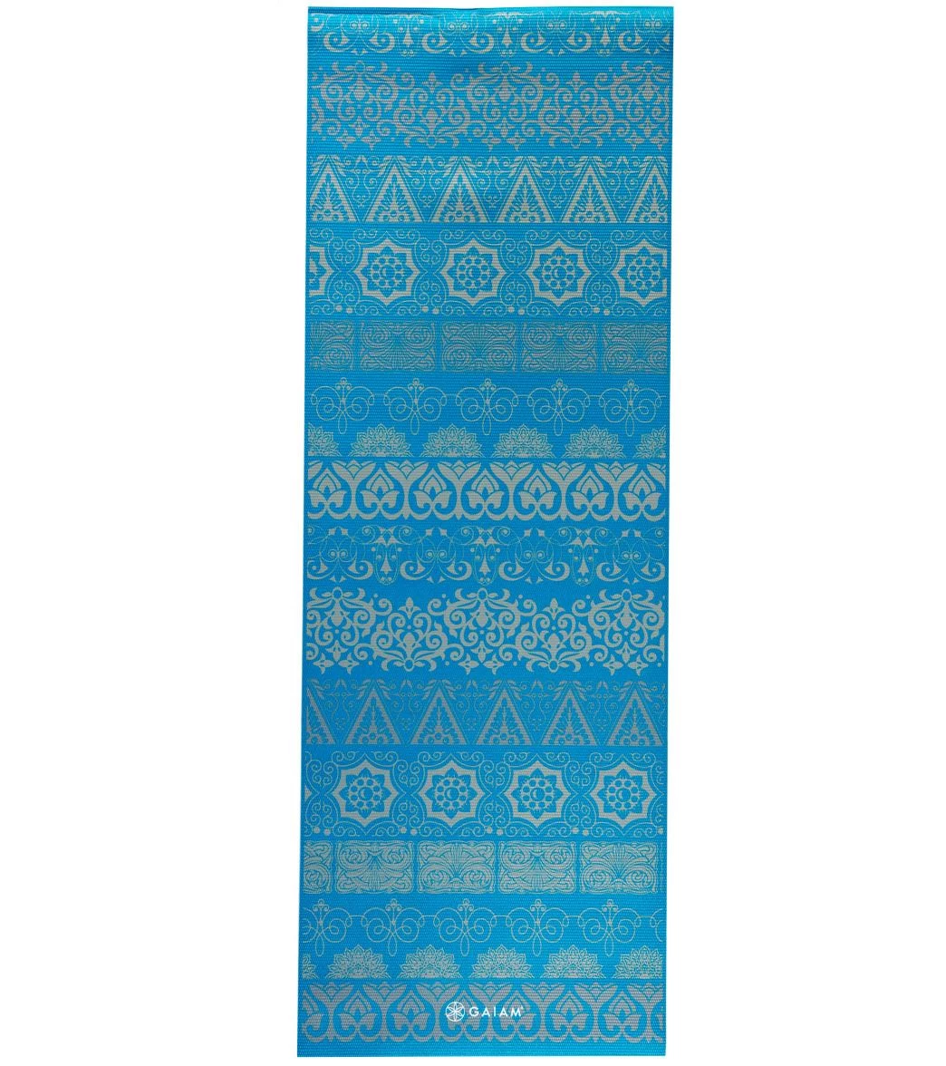 Gaiam Reversible Kiku Premium Yoga Mat 68" 5mm 1 Gaiam Reversible Kiku Premium Yoga Mat 68" 5mm