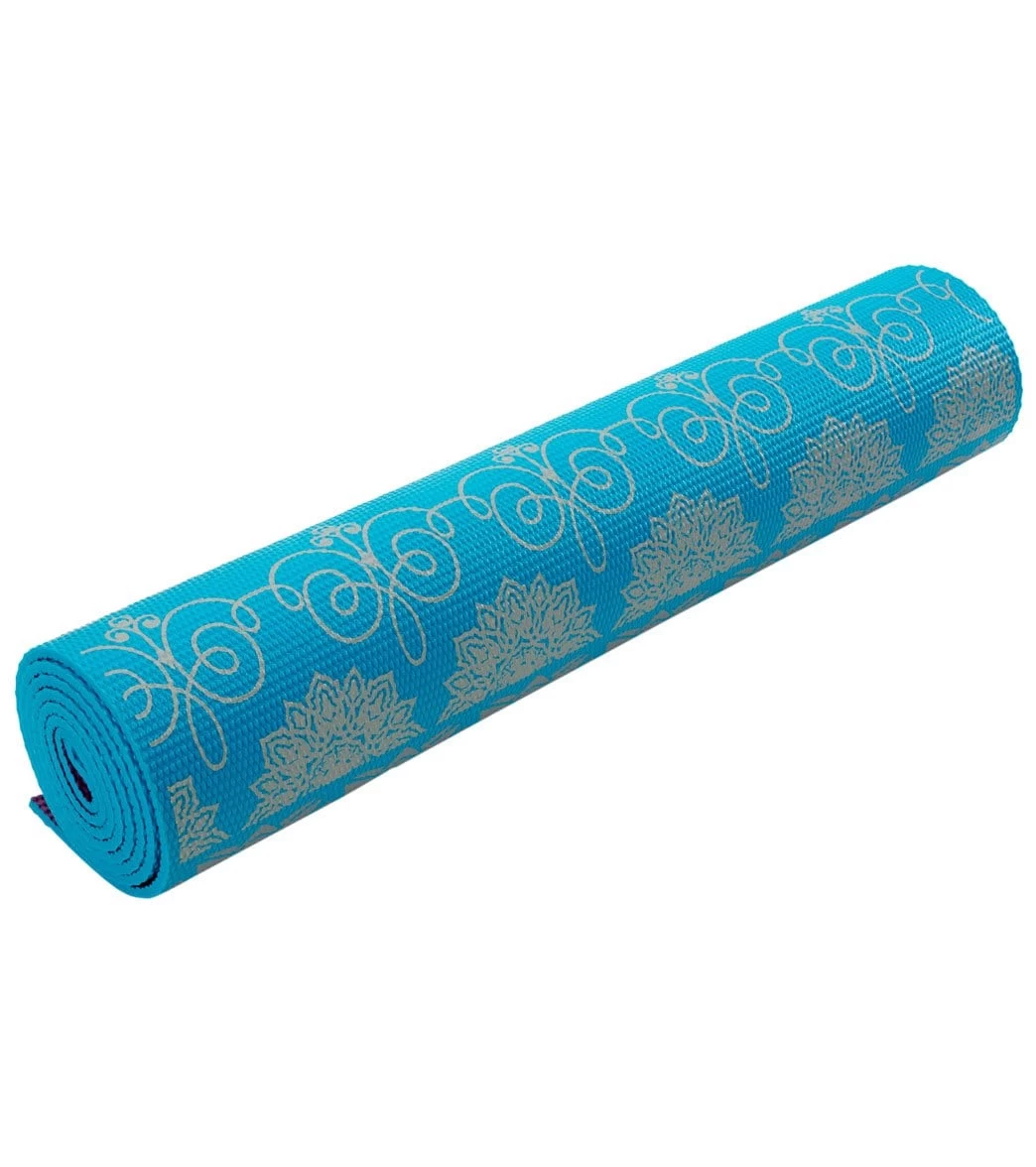 Gaiam Reversible Kiku Premium Yoga Mat 68" 5mm 4 Gaiam Reversible Kiku Premium Yoga Mat 68" 5mm - Image 4