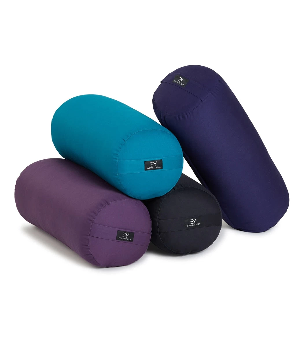 High Impact Cotton Round Yoga Bolster 1 High Impact Cotton Round Yoga Bolster
