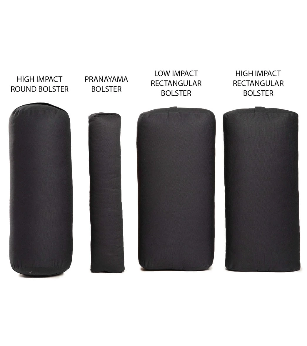 High Impact Cotton Round Yoga Bolster 5 High Impact Cotton Round Yoga Bolster - Image 5