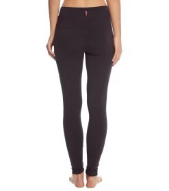 High Waisted Cotton Ankle Yoga Leggings 5 High Waisted Cotton Ankle Yoga Leggings -Swimming Equipment 5670489129128 black 3a