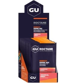 GU Roctane Energy Drink Mix (10ct Box) -Swimming Equipment 5670657392808 tropicalfruit